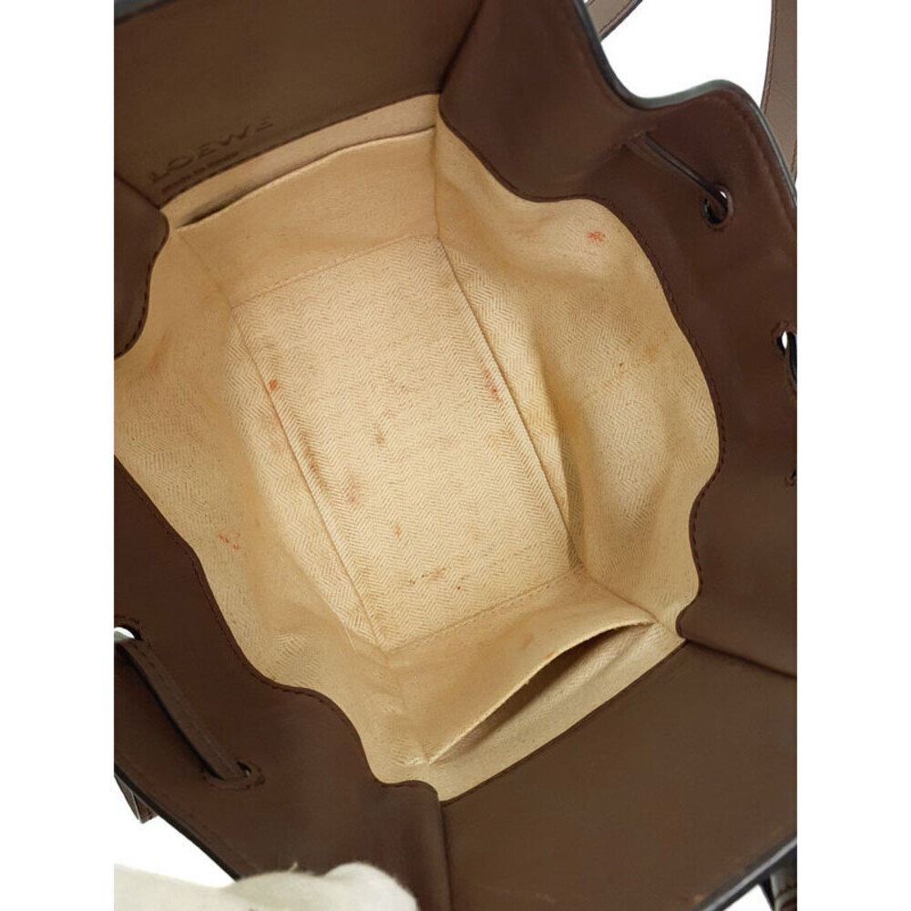 Loewe Leather Hammock Drawstring Bag Shoulder - Picture 3 of 9